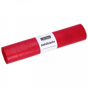 DEISS STANDARD Müllsacke 120 Liter rot
