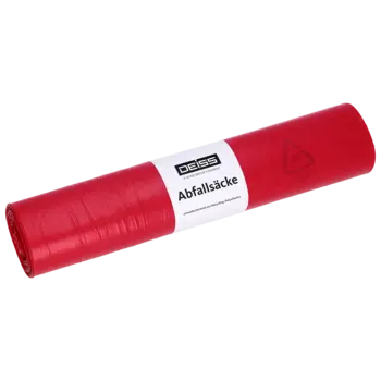 DEISS STANDARD Müllsacke 120 Liter rot