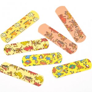 Kinderpflaster mit bunten Motiven,100 Stück