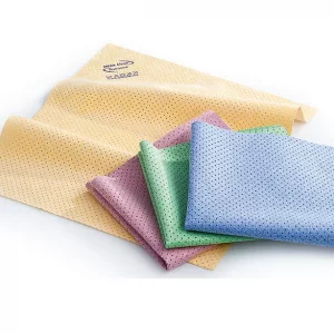 MEGA Clean Professional Mikrofaser Kunstledertuch ( VEGAN ) gelocht in verschiedene Farben