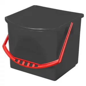 VERMOP Eimer 17L Anthrazit/Rot