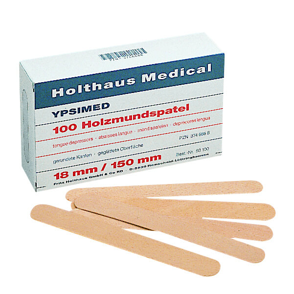 Holzmundspatel 18 x 150 mm, 100 Stück