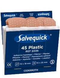 Salvequick Pflasterstrips wasserfest 45 Strips