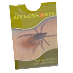 Zeckenkarte SAFECARD aus Kunststoff – schnelle Hilfe im handlichen Scheckkartenformat